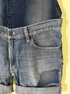 Denim Dungree Shorts