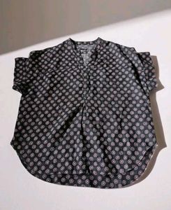 Pure Linen Black Top