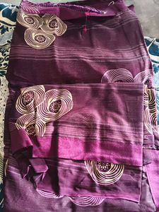 Elegant Purple Saree