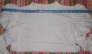 white puff sleeves top