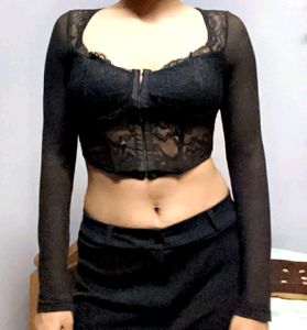 Urbanic black corset top