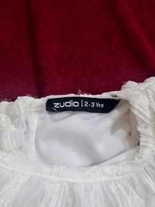 Girls Party Wear Dress White