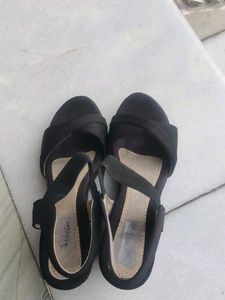 Black Heeled Sandals