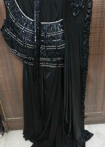 Elegant Black Saree