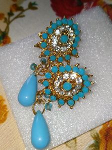 Boho Turquoise Drop Earrings