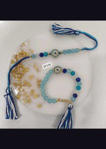 Evil Eye Bracelet Rakhi Pair