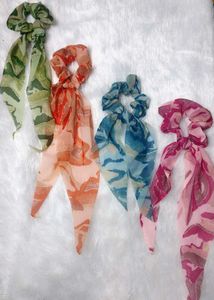 Colorful Scarf Scrunchies(set of 4)