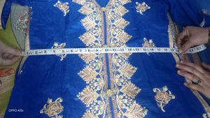 Back Nd Front Embroidery Sherwani Type Suit