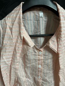 Striped Button-Down Shirt