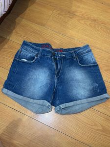 Stylish Denim Jean Shorts