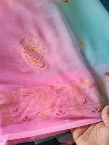 Multi Colour Saree With Blouse