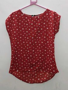 Tom Tailor Denim Jacket + Red Star Top Combo