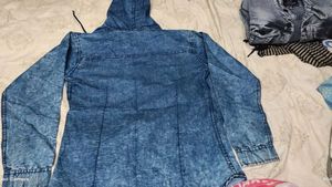 Denim Hooded Jacket