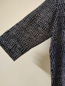 Black And White Hip Cover Top
