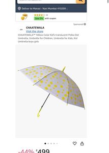 Polka Dot Umbrella New With Tag