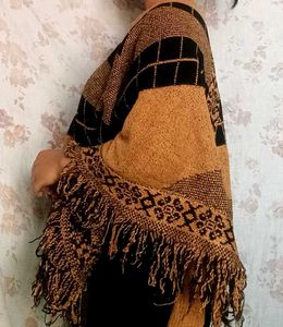 Boho Fringe Poncho