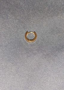 Mens Hoop Earring Gold Plated