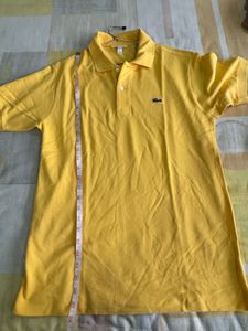 Lacoste Ochre Yellow Polo Shirt