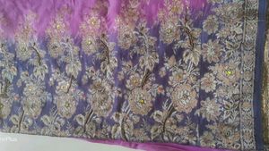 Worked Like New Pink Saree With Blouse