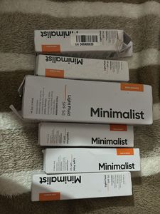 Minimalist Light Fluid SPF 50