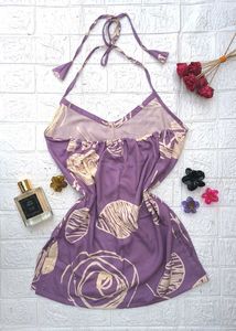 Halter Neck Pinteresty Kurti🪻