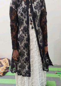 LONG GOWN WITH SHURGE 🤩