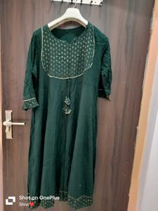Green Kurta Set