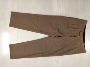 Khaki Straight Pants