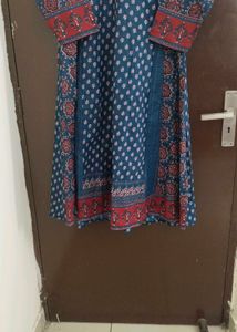 AjrakPrint AlineAnarkaliSuit