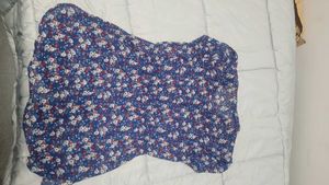 Floral Print Mini Shirt Dress