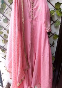 Ethnic Gown With Dupatta