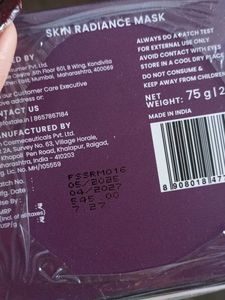 Foxtale Skin Radiance Mask