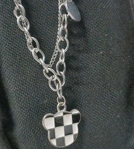 Aesthetic Bear Double Layered Chain