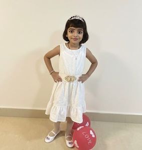 White Dress with Belt