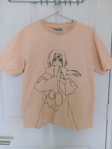 Naruto T Shirt (Peach)