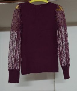 Beautiful Net Sleeves Sweater