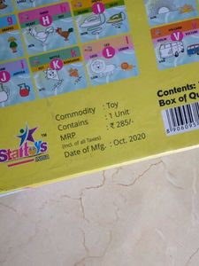 Color &amp; Wipe Alphabet Learning Cards