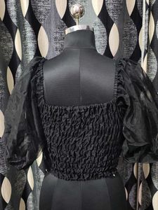 Sequin Puff Sleeve Party Top