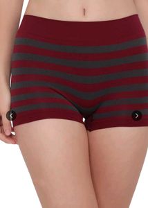Plumbury Women Striped Boyshort Briefs