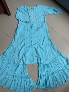 Sky Blue 3-Piece Suit Set