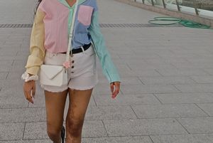 White Denim Shorts 🤍