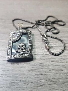 Vintage Victorian Goth Floral Necklace