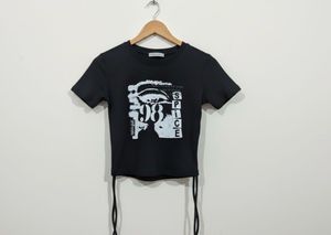 Black Graphic Print T-shirt