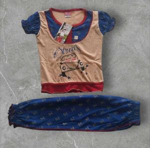 Set Of 3 New Cotton Night Dress For Kids