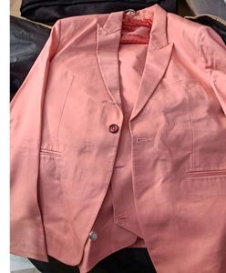 3 Peice Suit Peach Colour