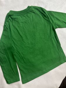 Green Animal Print Toddler Tee