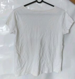 Zara Basic White T-Shirt