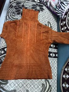 high neck sweater