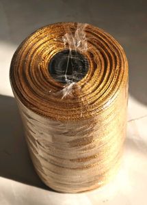 Gold Glitter Ribbon Spool