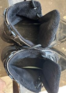 Used Girl Black Combat Boots